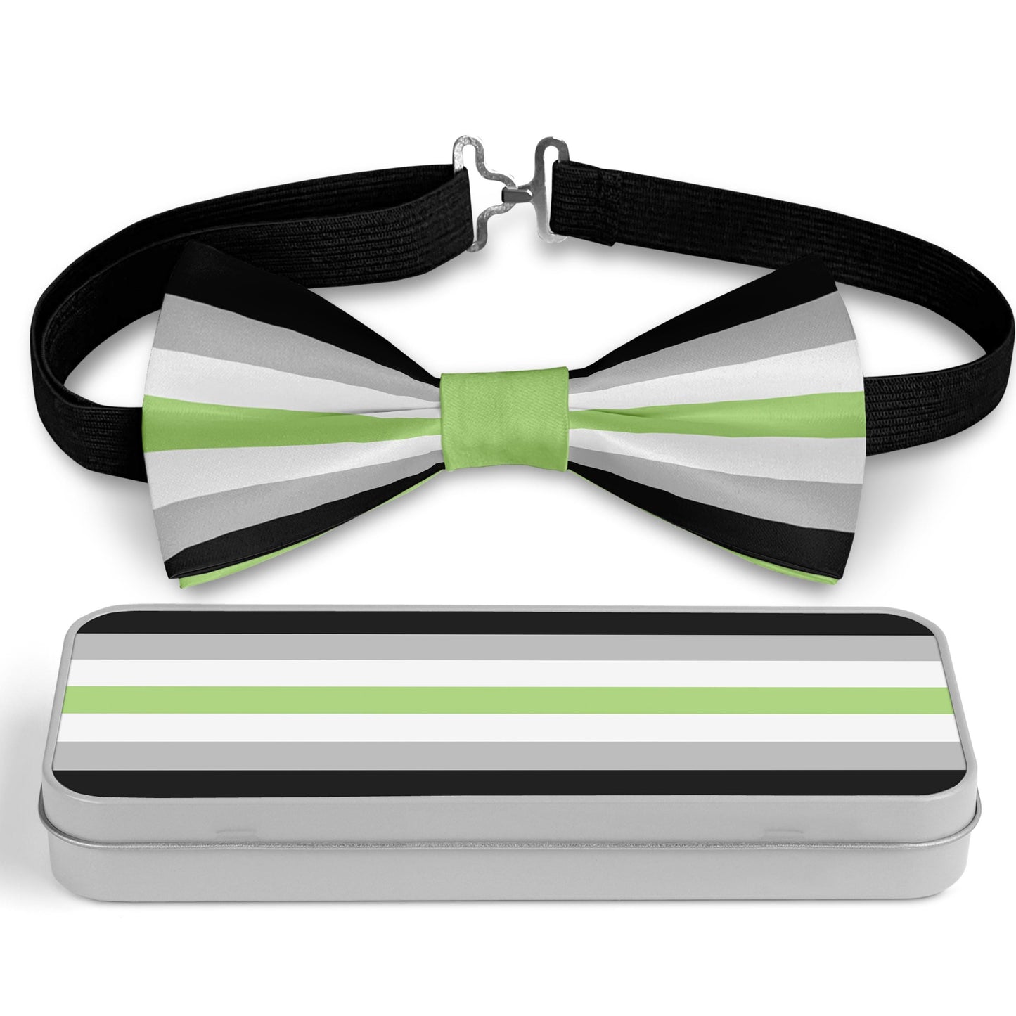 Flag of Agender Bow Tie Bowties