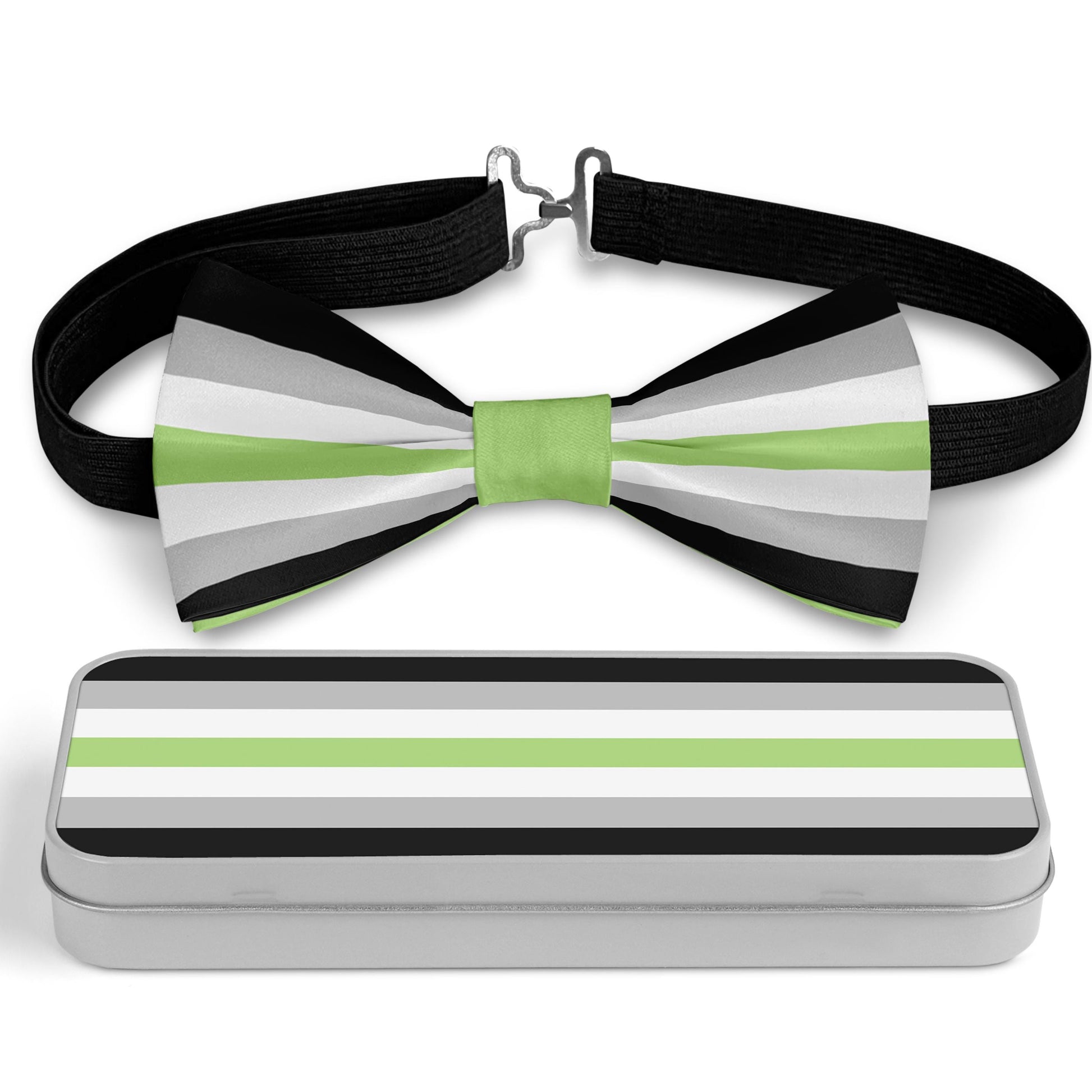 Flag of Agender Bow Tie Bowties
