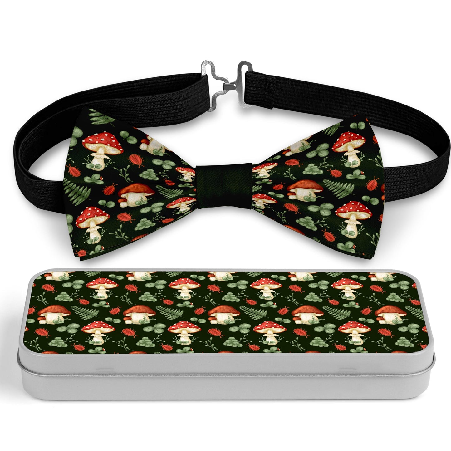 Mushrooms forest Bow Tie Bowties