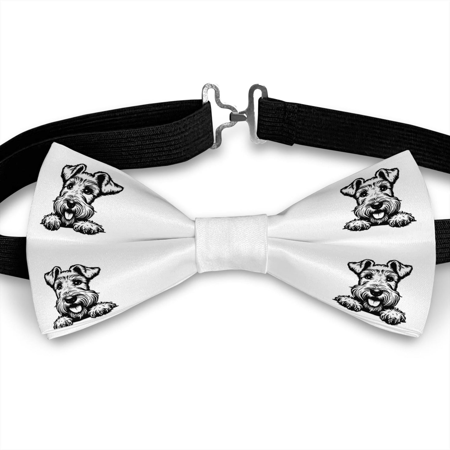 Irish Terrier Dog Bow Tie, Handmade Satin Accessory, Dogs Lover Gift Bowties