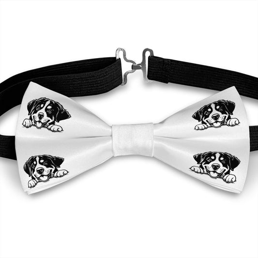 Mountain Cur Dog Bow Tie, Handmade Satin Accessory, Dogs Lover Gift Bowties