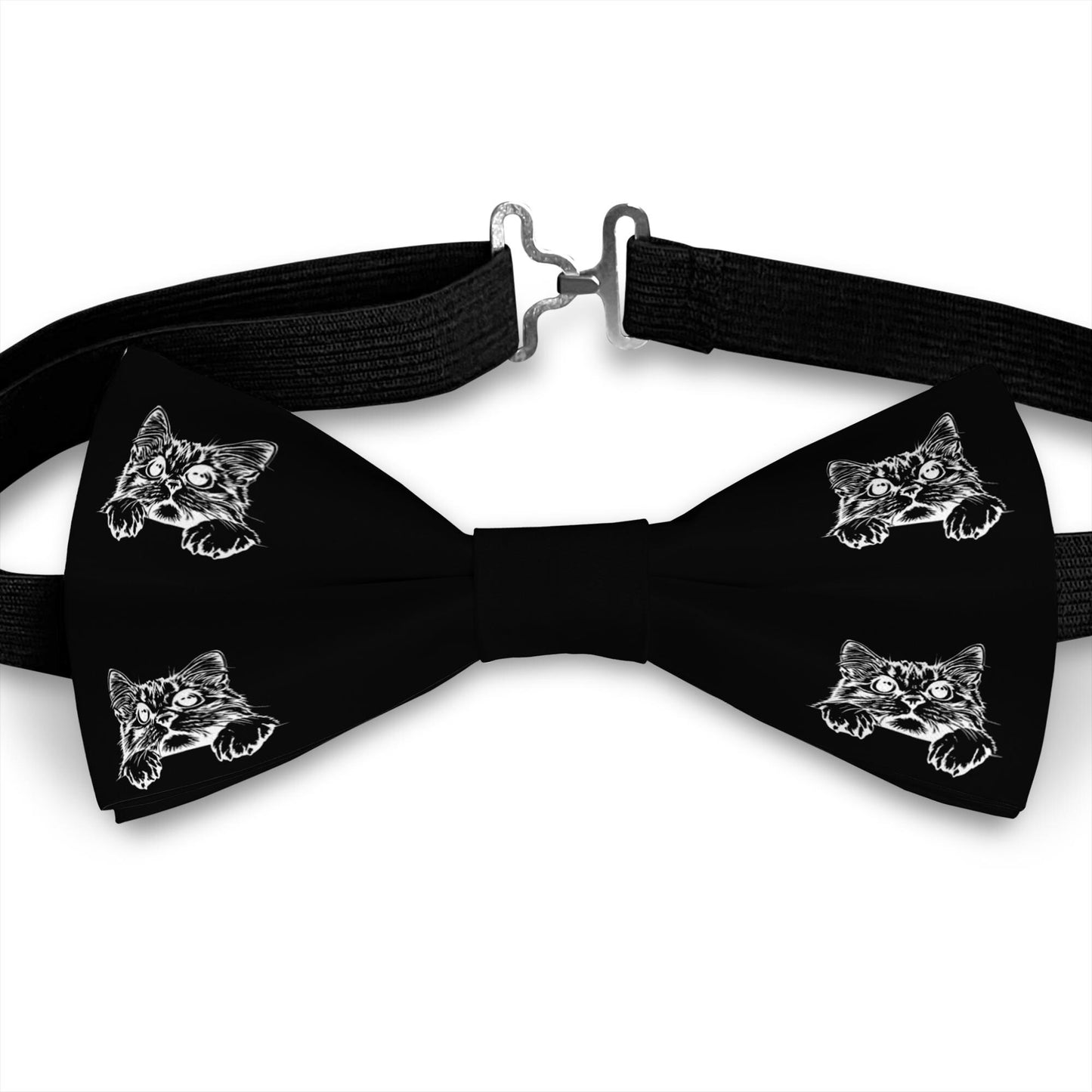 LaPerm Cat Bow Tie, Handmade Stylish Pet Accessory, Gift for Cats Lovers Bowtie Bowties