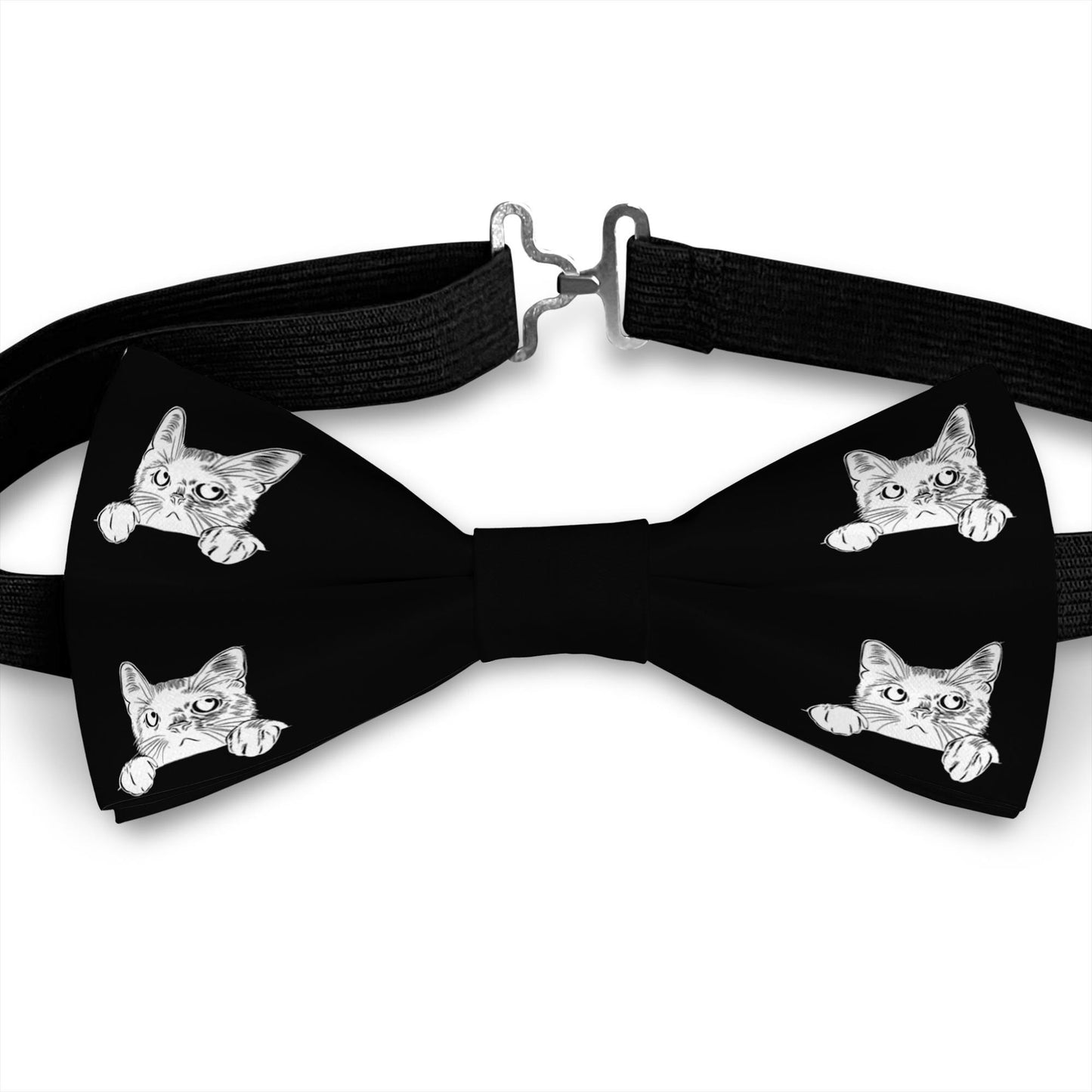 Russian Blue Cat Bow Tie, Handmade Stylish Pet Accessory, Gift for Cats Lovers Bowtie Bowties
