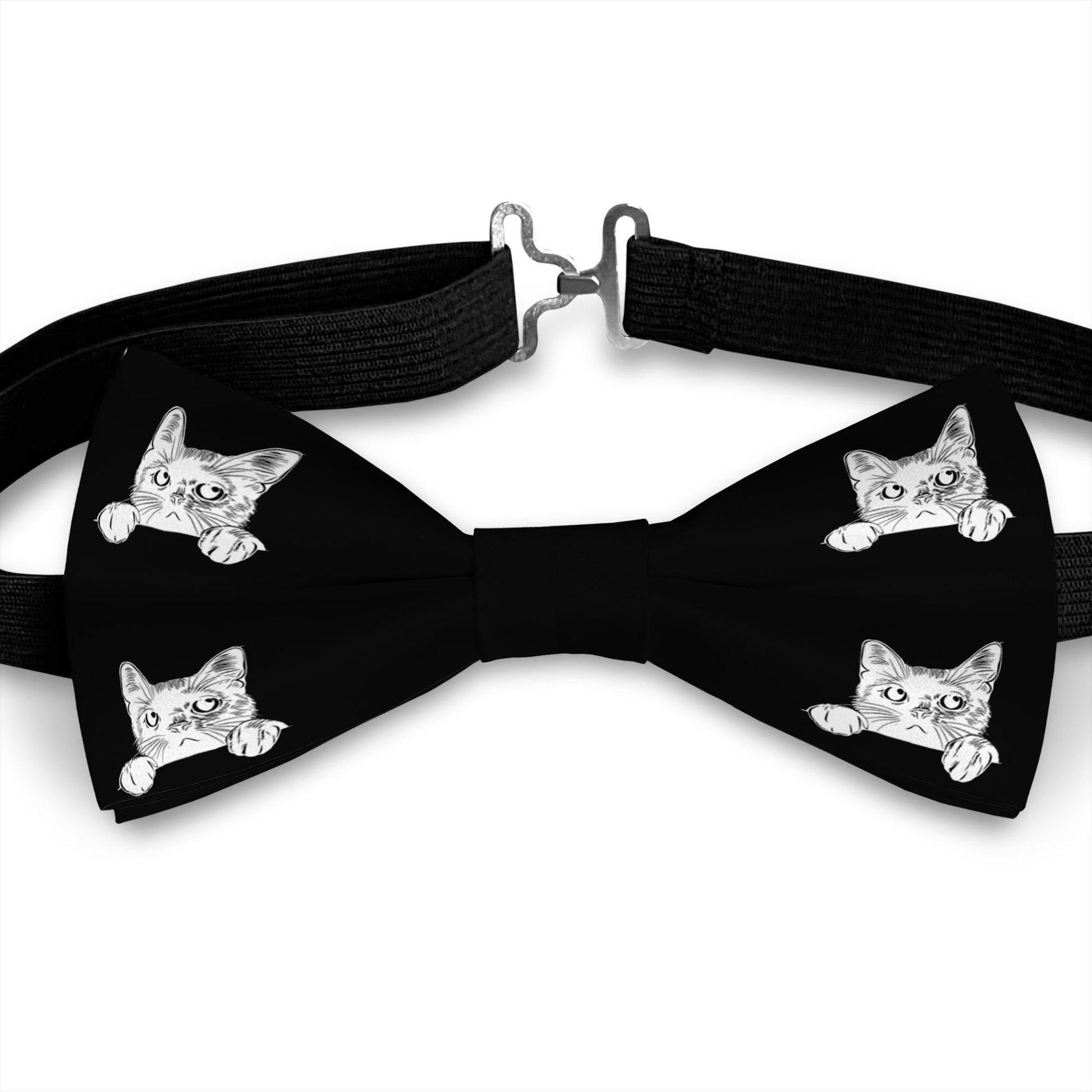 Russian Blue Cat Bow Tie, Handmade Stylish Pet Accessory, Gift for Cats Lovers Bowtie Bowties